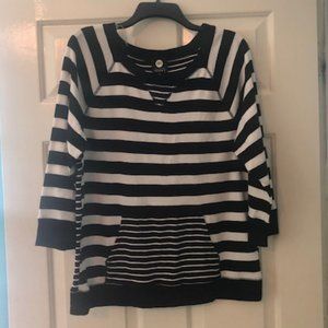 Jones New York Sport 3/4 Sleeve Knit Top XL